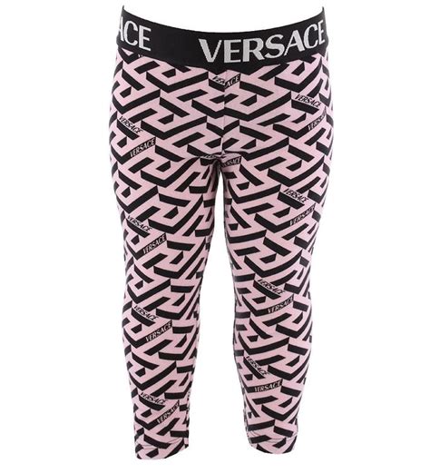 versace collection legging rosa